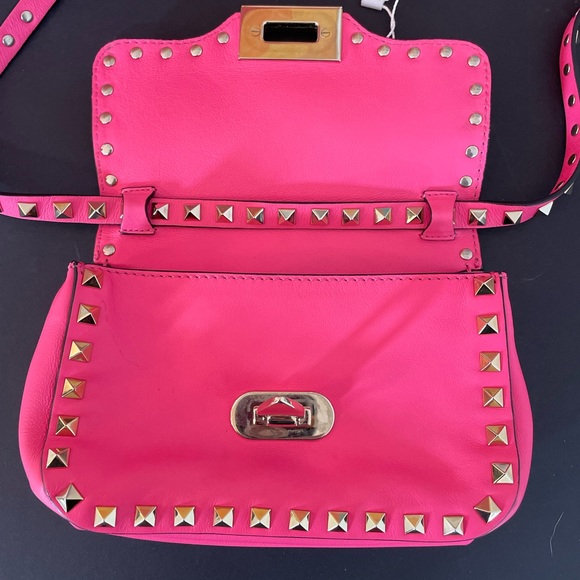Authenticated Valentino Small Rockstud Crossbody Bag! - Picture 4 of 14